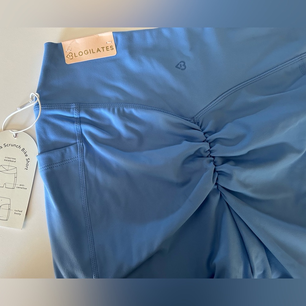 NWT Blogilates Crisscross Scrunch Bike shorts size X-LARGE - Picture 5 of 5